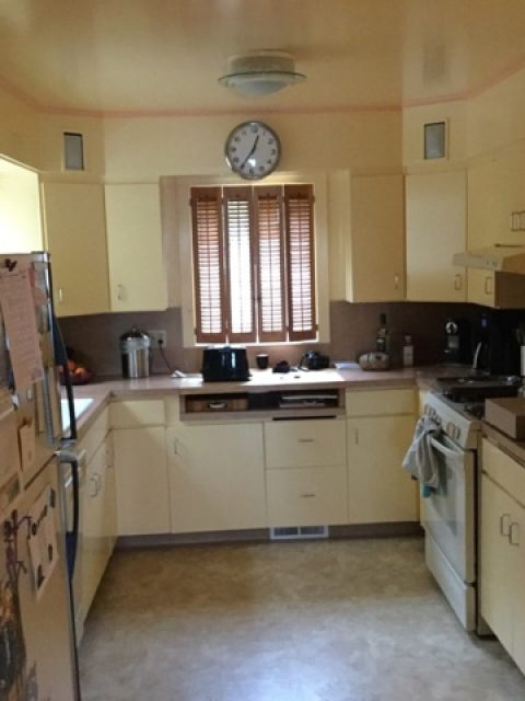 Before and after kitchen remodel